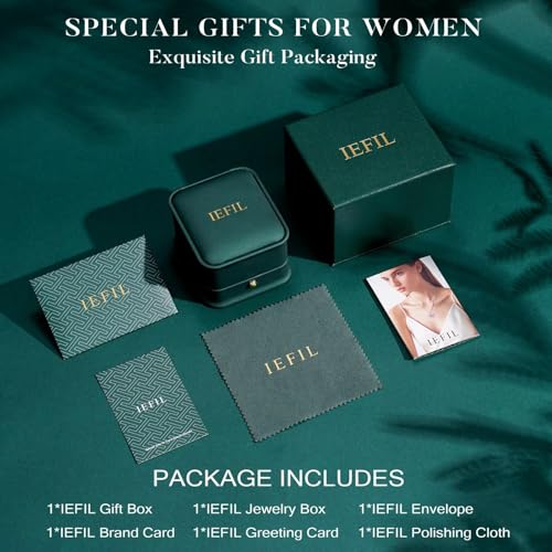 Rose Heart Birthstone Necklace for Women, Anniversary Birthday Gift for Wife Girlfriend Mom, I Love You Gifts, Jewelry for Women